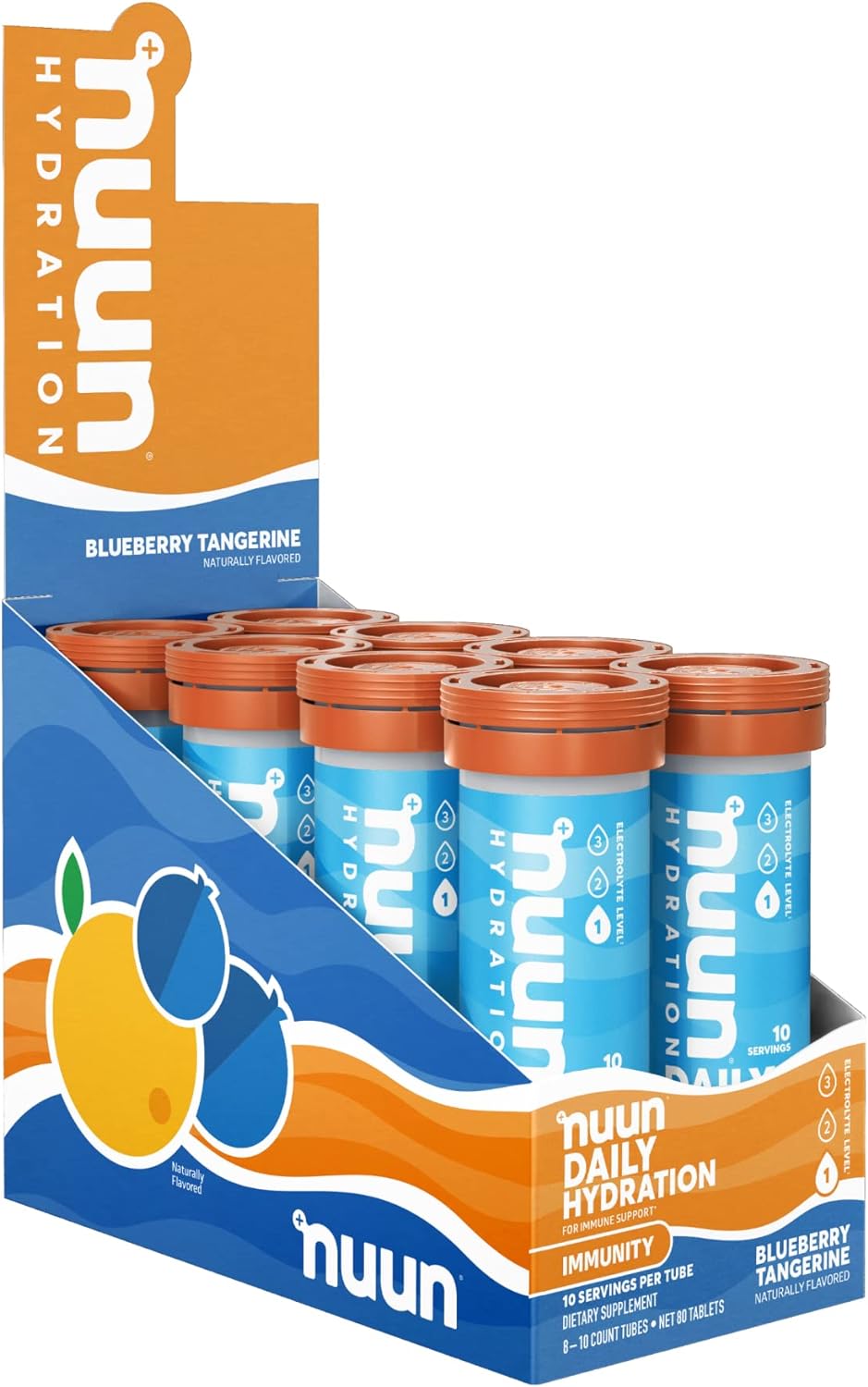 Suplemento Nuun Immunity Pastillas electrolito antioxidantes