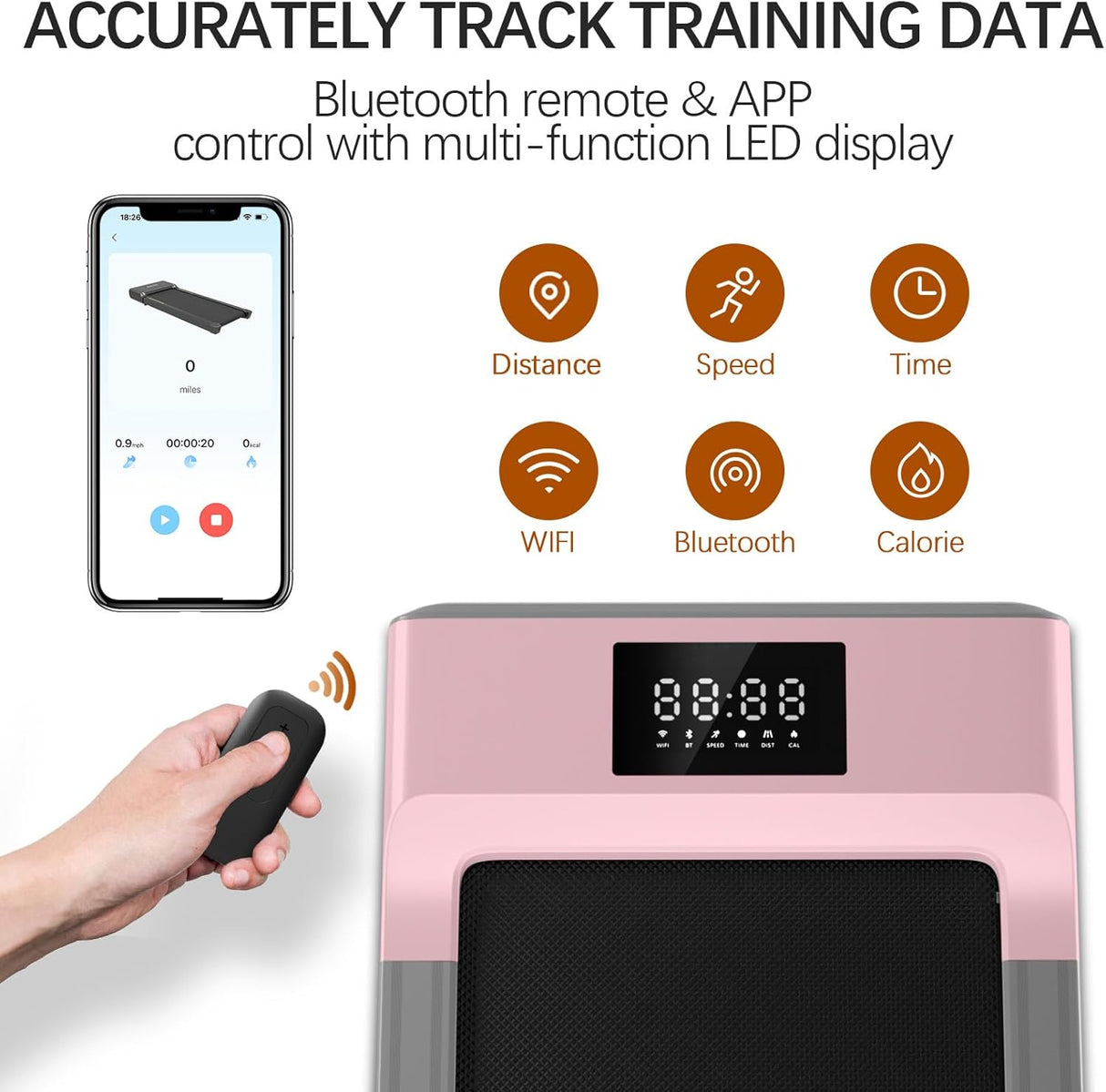 Caminadora SupeRun 3 en 1, Treadmill Portátil, 300 Lbs