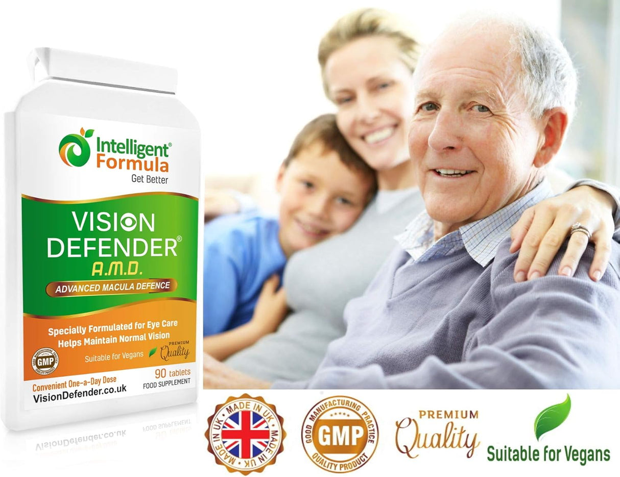 Suplemento AREDS2 VISION DEFENDER AMD luteína zeaxantina 90u