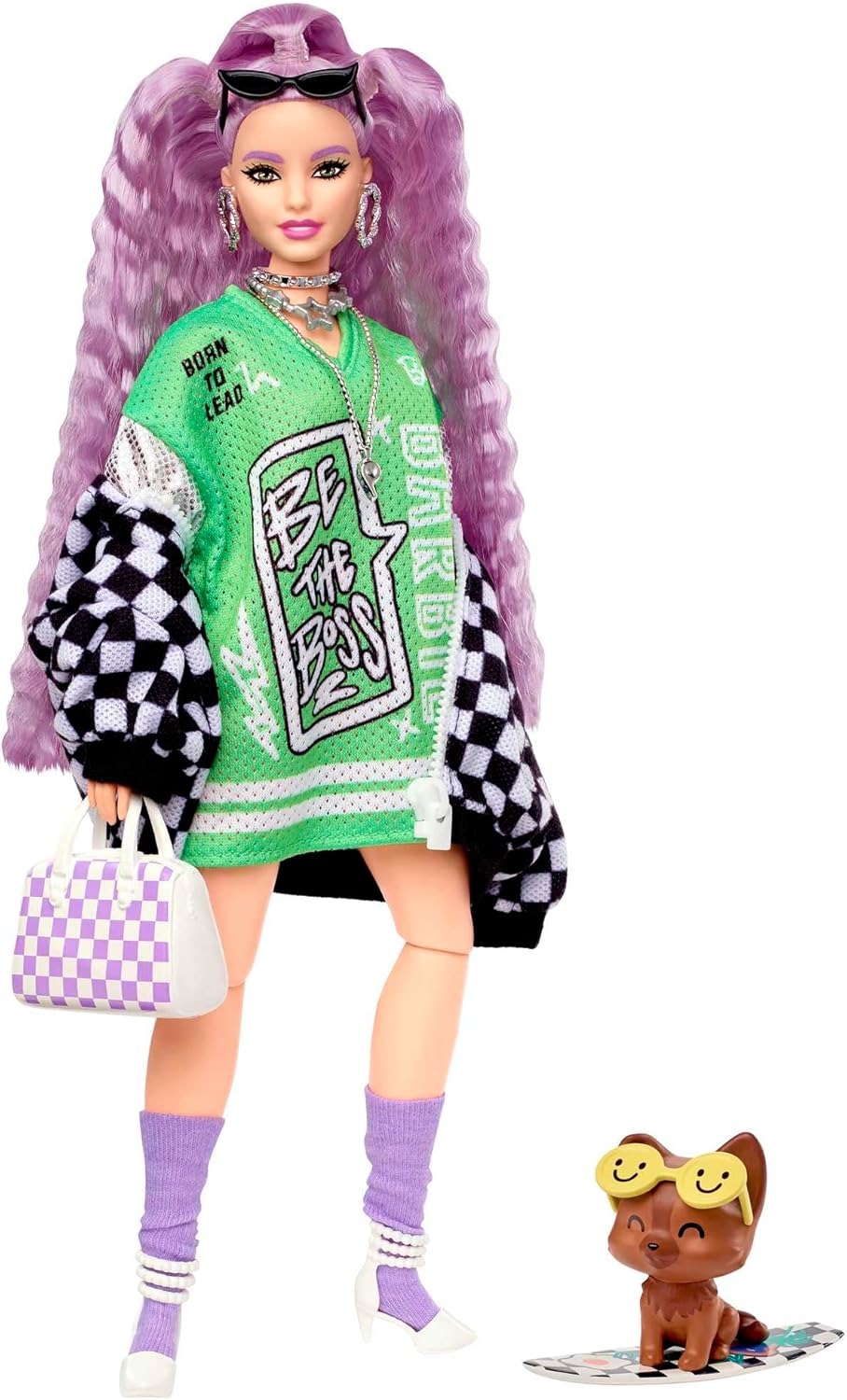 Barbie Extra Muñeca con Accesorios y Perrito, 15 Piezas