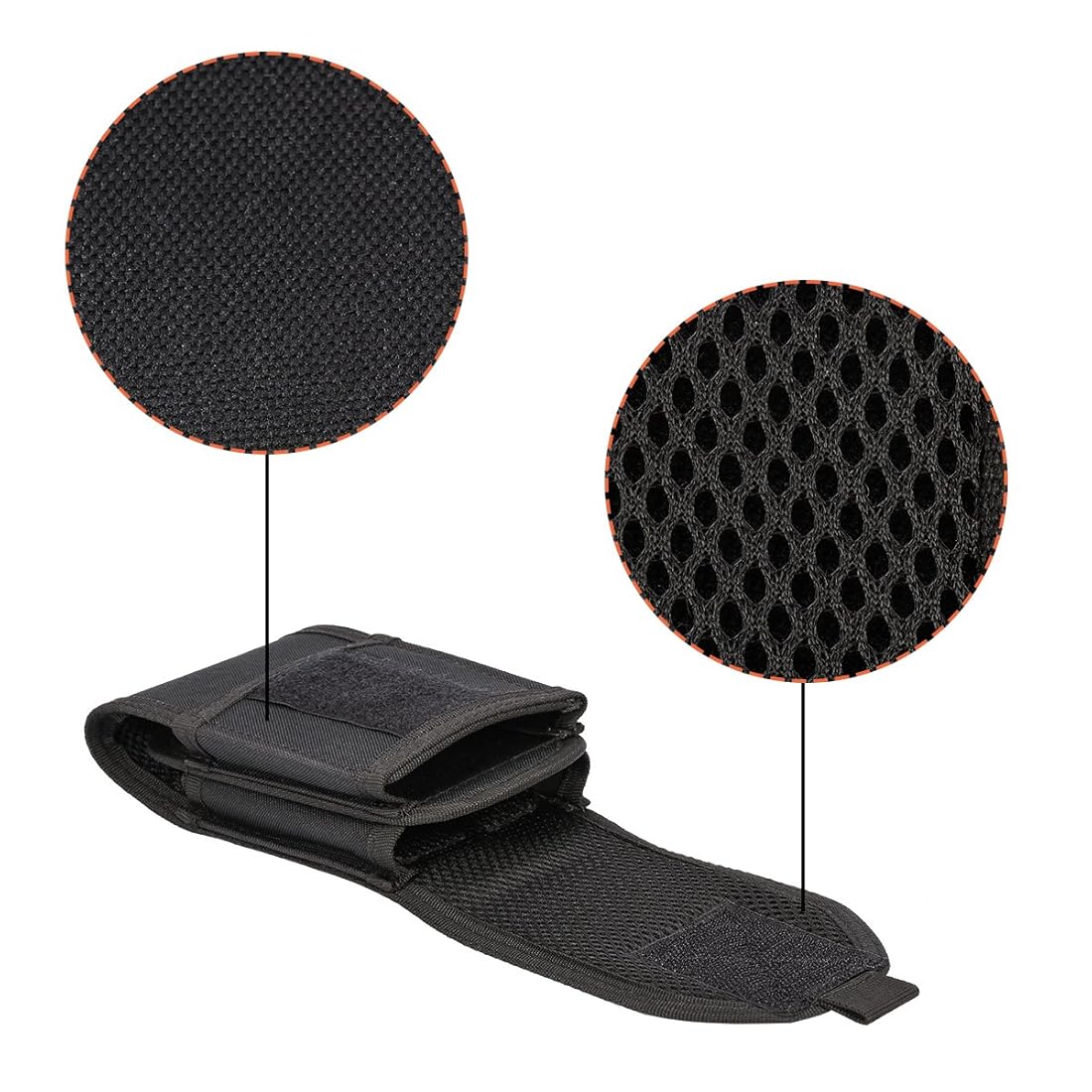 Funda para smartphone de doble capacidad, en nylon