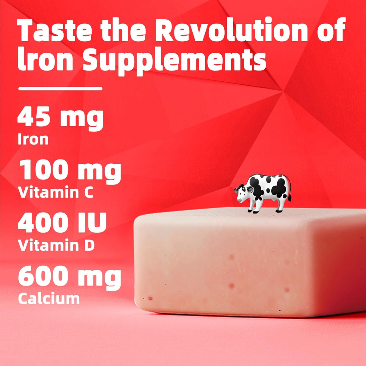 Suplemento de Hierro en Caramelos con Vitamina C Marca IronSoft 60u
