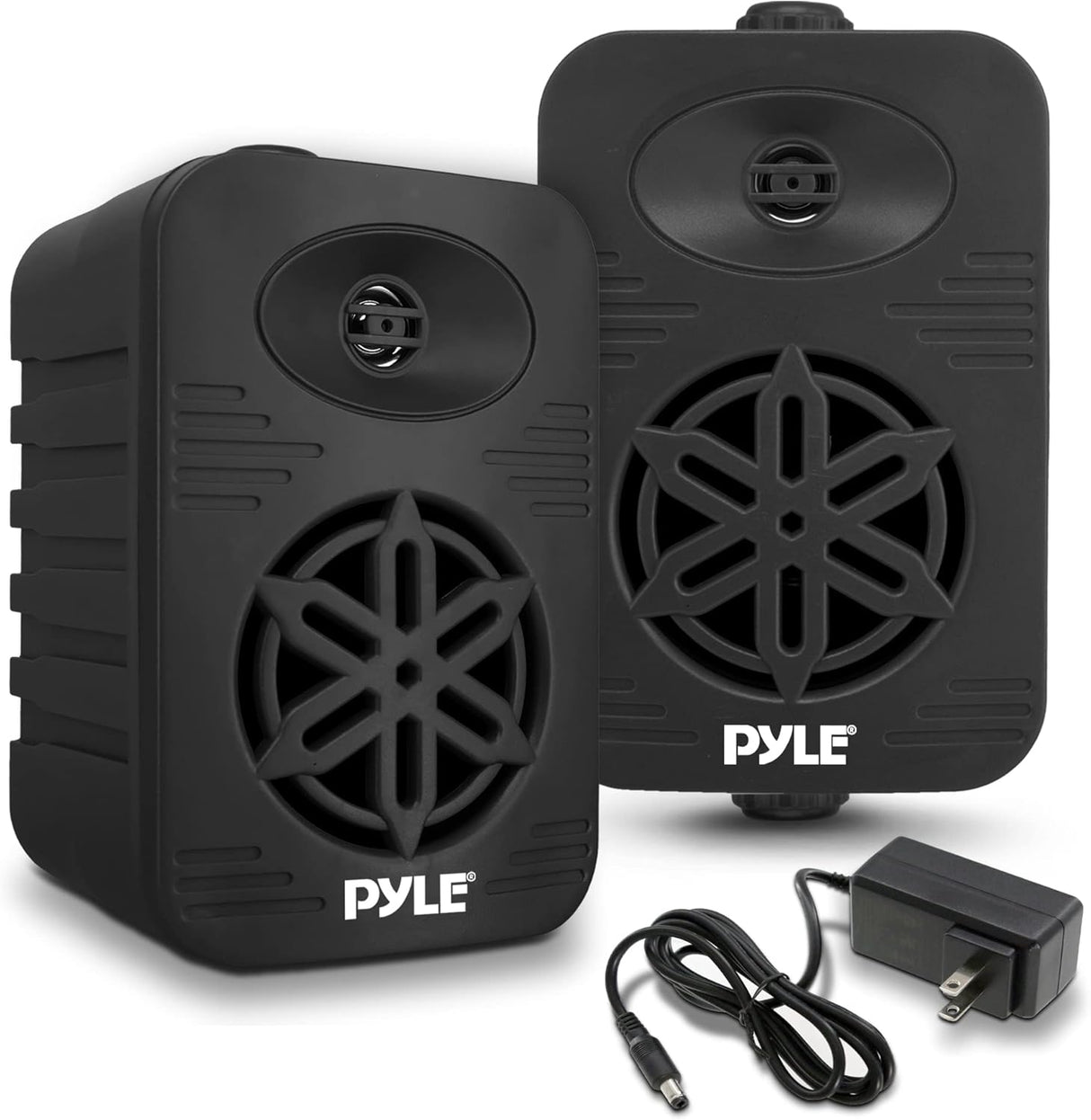 Par de altavoces Bluetooth para interiores y exteriores, 500 W, impermeable PDWRBT56BK