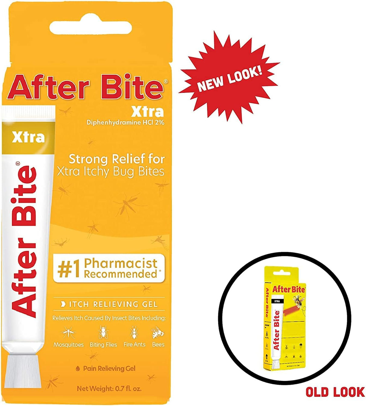 Gel Instect Bites 0.7 oz paquete de 3 After Bite Xtra