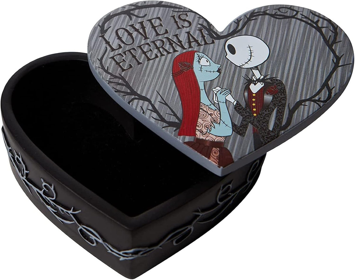 Caja de joyas Jack Skellington y Sally, Enesco, 1.26 pulgadas