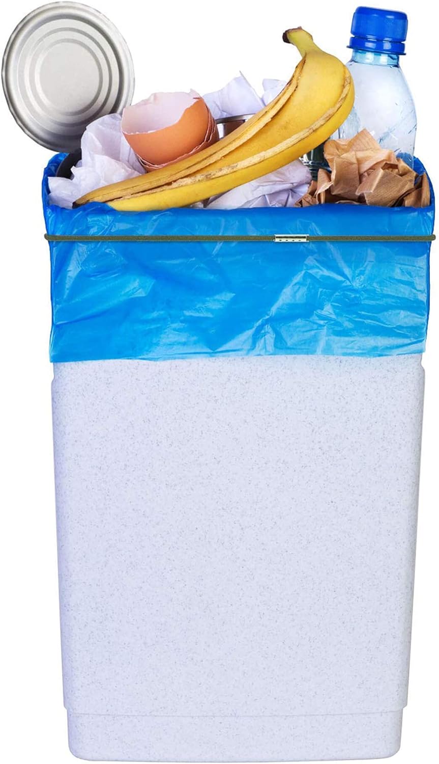 Juego de 3 bandas para botes de basura de 13 a 30 galones, bandas elásticas para botes de basura Hongmed para artículos para el hogar, banda colorida para forro de botes de basura, bueno