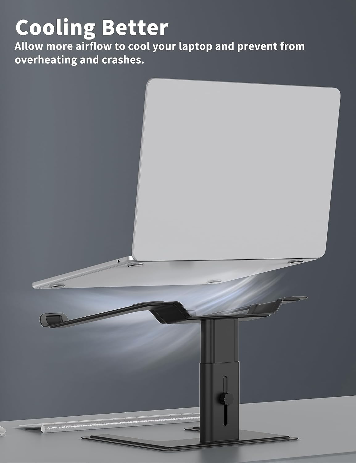 Soporte de Laptop Ajustable, Ergonomico, Compatible 10-17.3