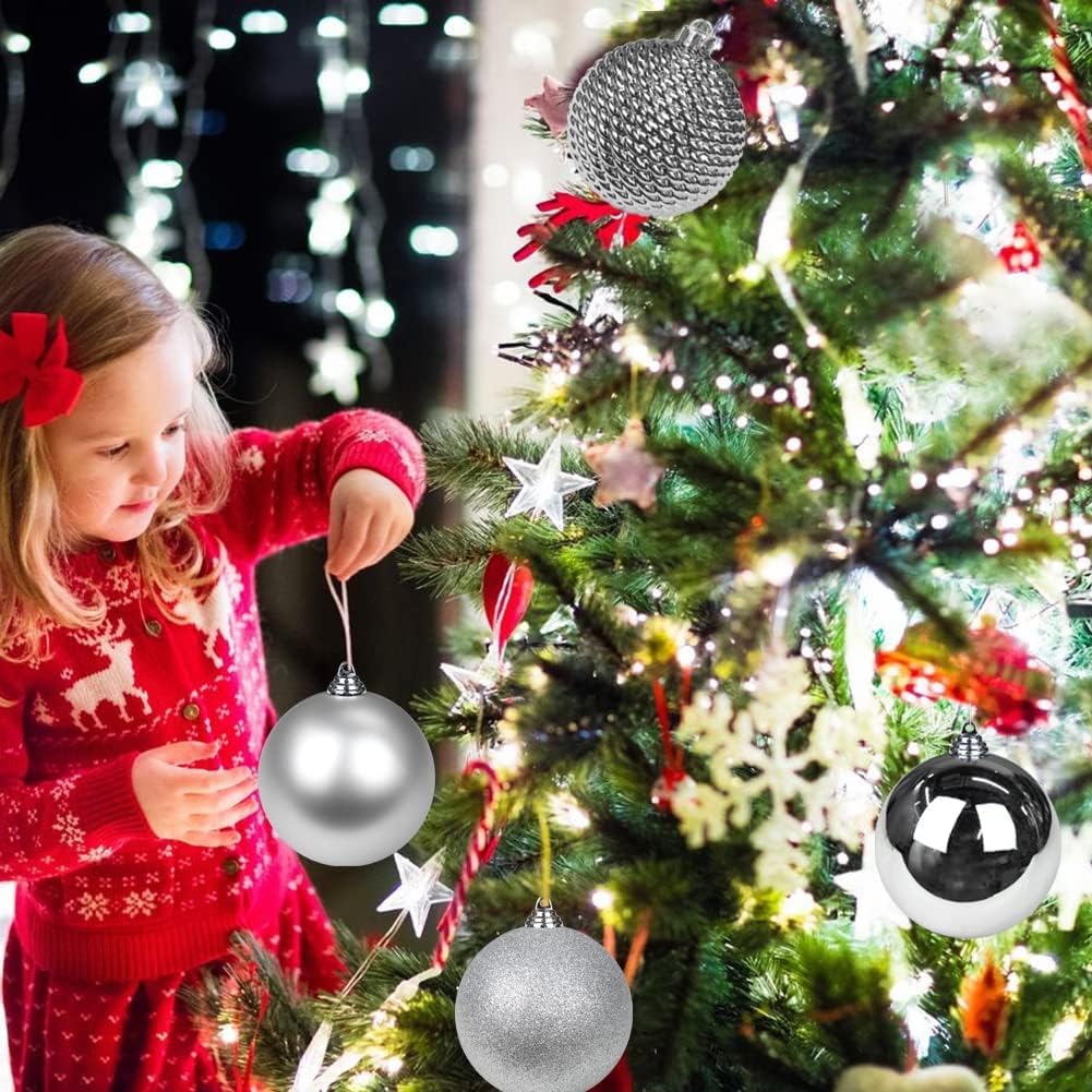 Bolas de Navidad Grandes 4.7 Decoración Shatterproof 4 Pcs