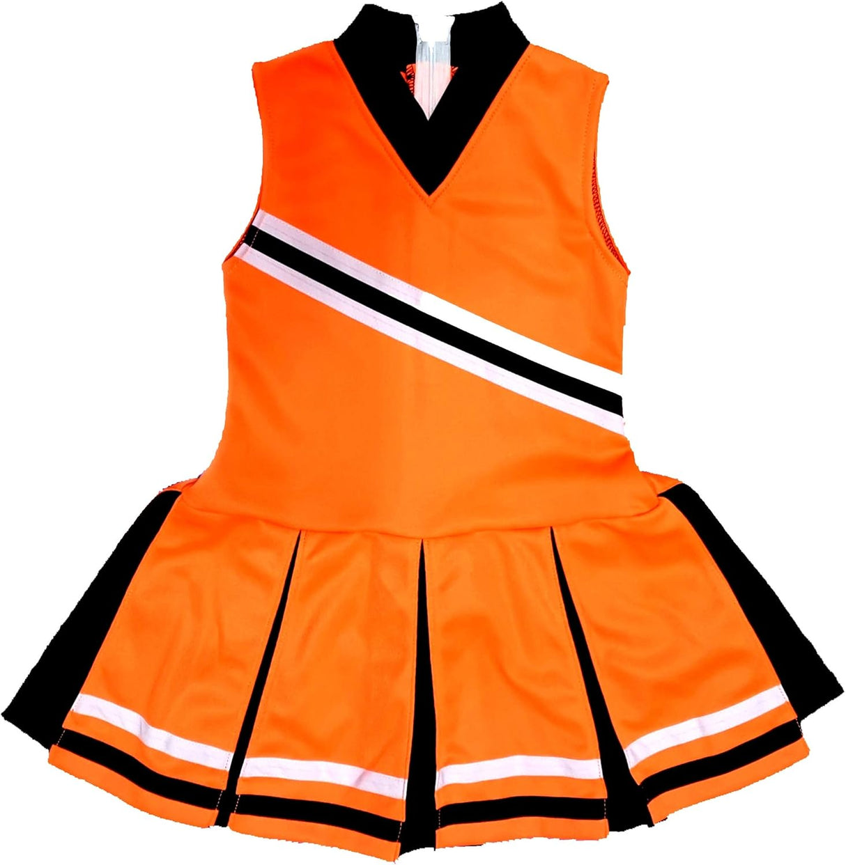 Disfraces de animadora para niñas talla S naranja y negro