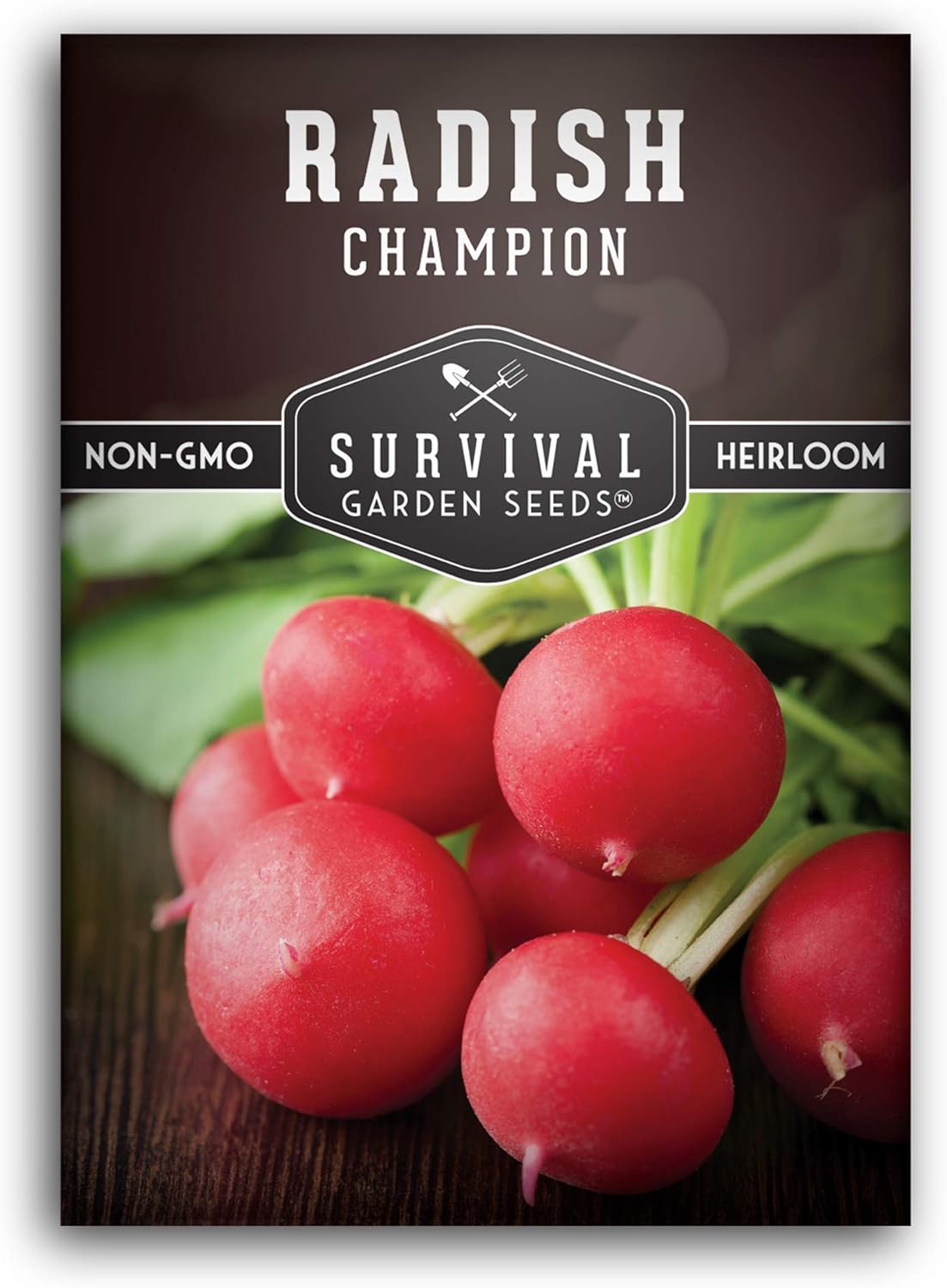 Semillas de Rábano Champion - Survival Garden Seeds - No-GMO