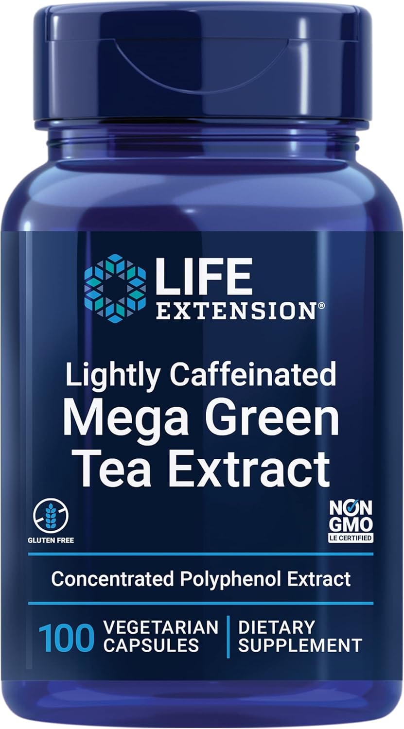 Suplemento life Extension & Mega extracto de té verde 100u