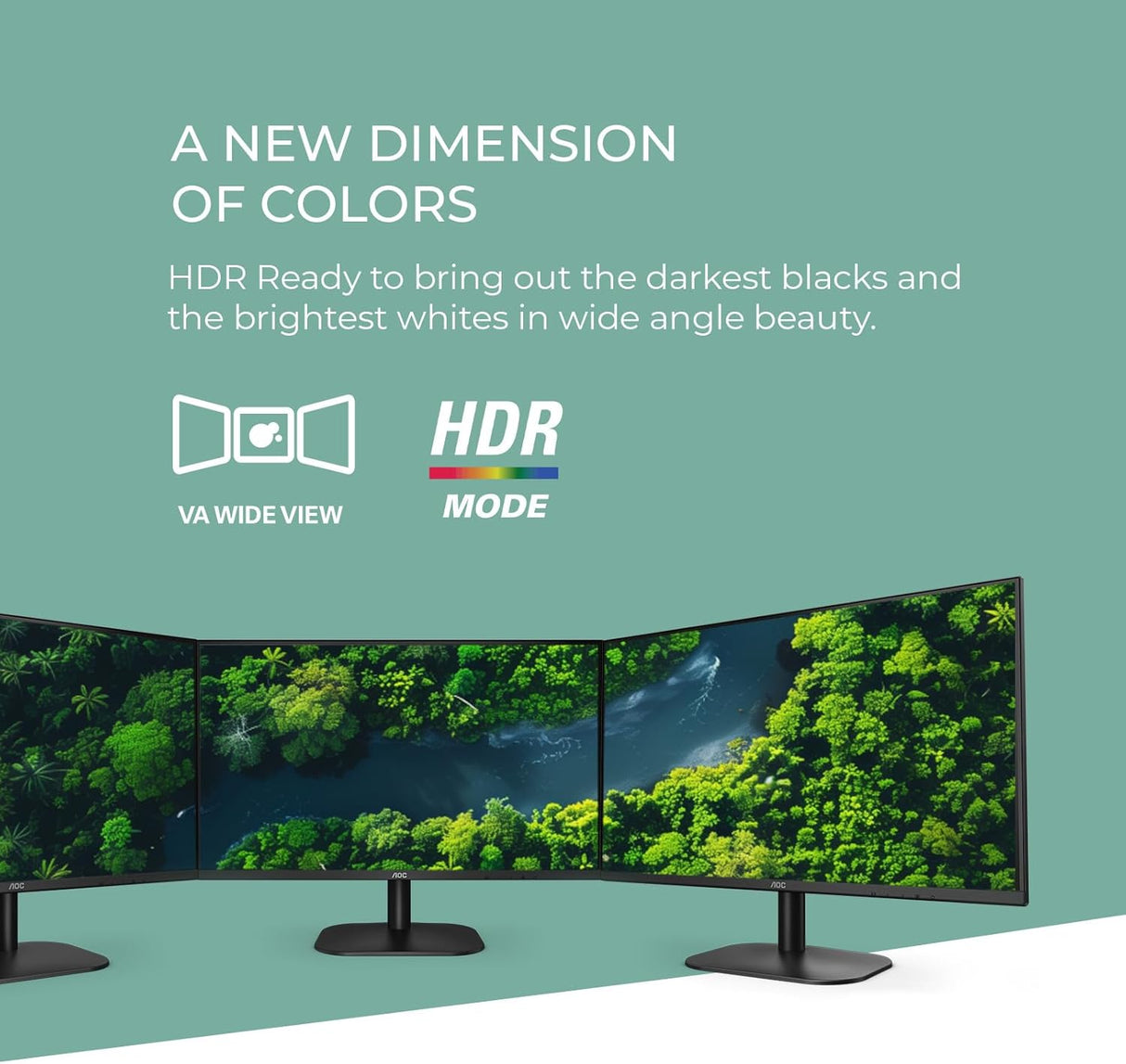 Monitor IPS AOC 24B2H2 24” FHD 100Hz 106% sRGB HDMI x2