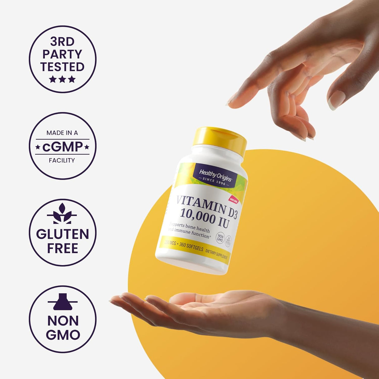 CoQ10 Saludable Origins 200mg Energía Corazón 150 Cápsulas