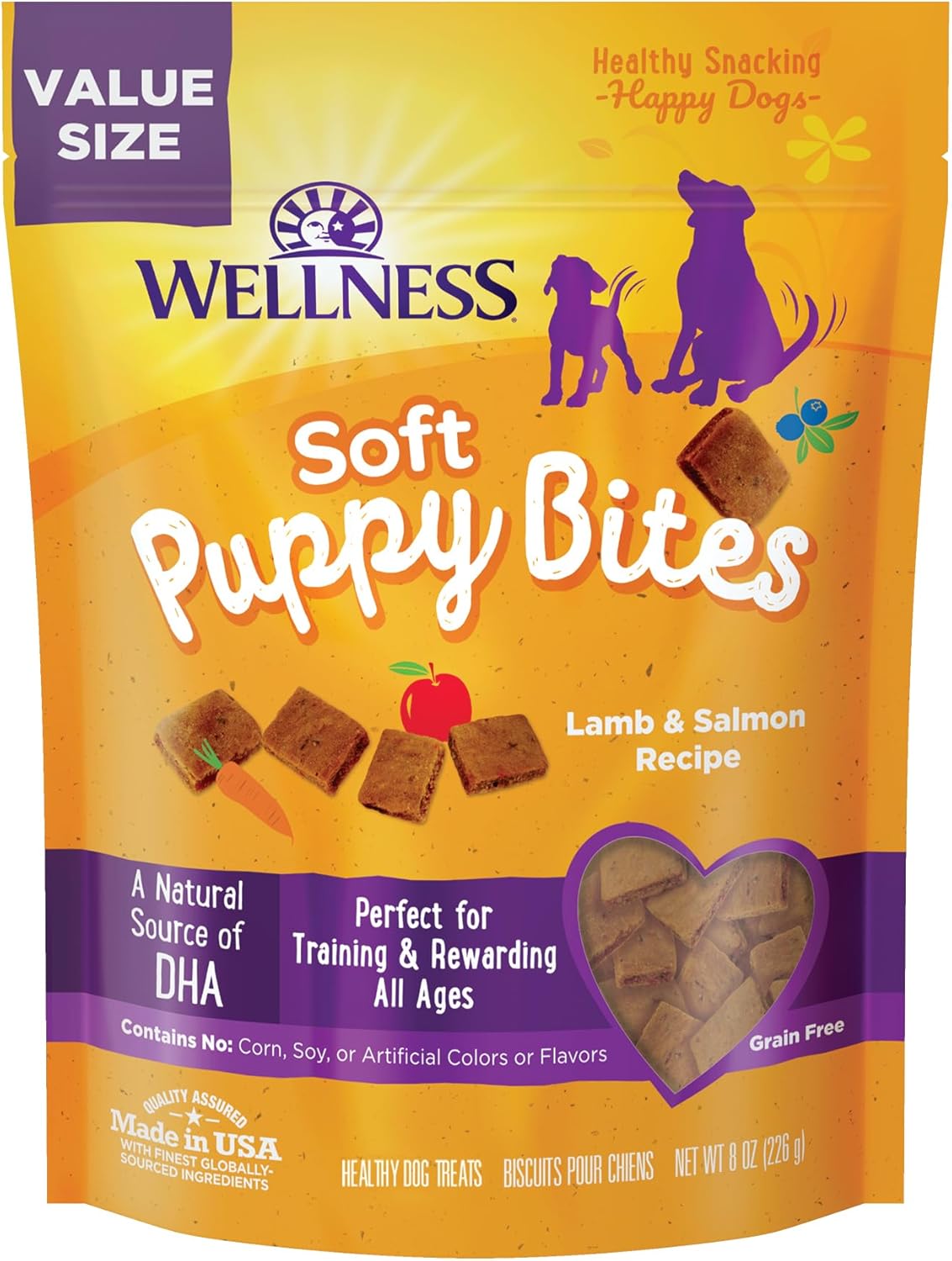 Galletas de Adiestramiento Wellness Puppy, Natural, Sin Granos