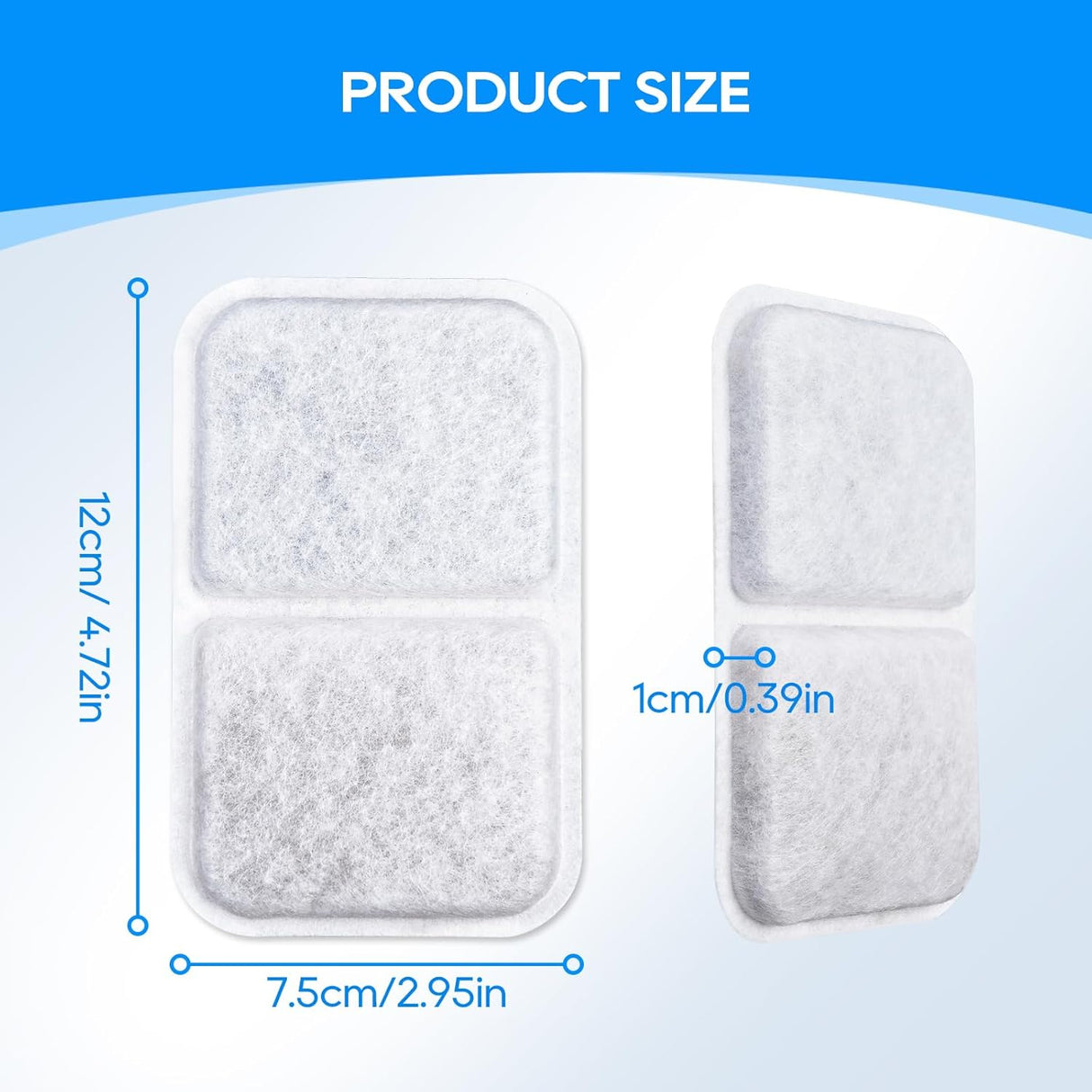 Filtro de Reemplazo para Caja de Arena de Gatos, Compatible Airsift