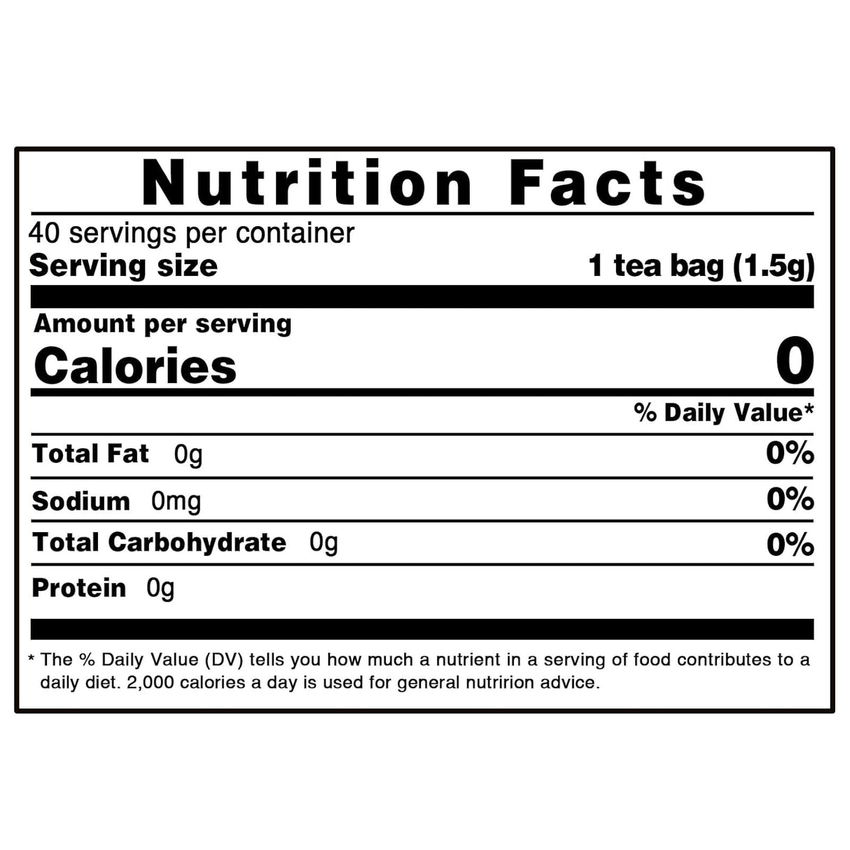 Té de Cola de Caballo TEARELAE - 40 Bolsitas - Sin Cafeína