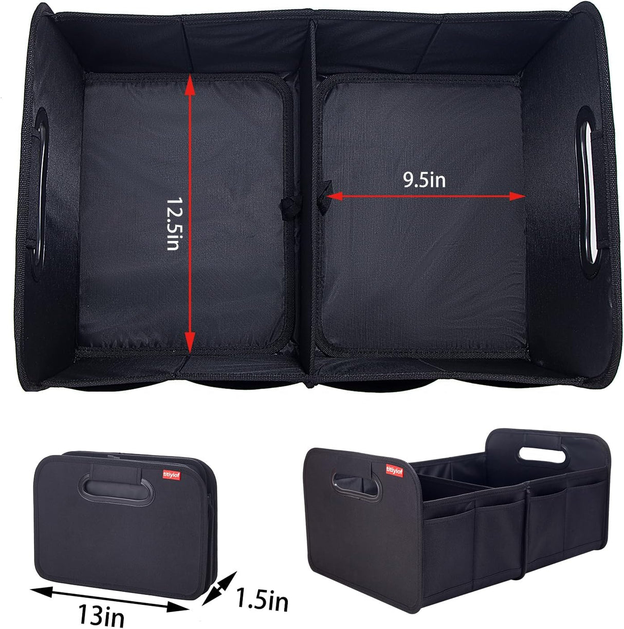 Organizador de Maletero SUV, Sturdy, Impermeable, 35L, B