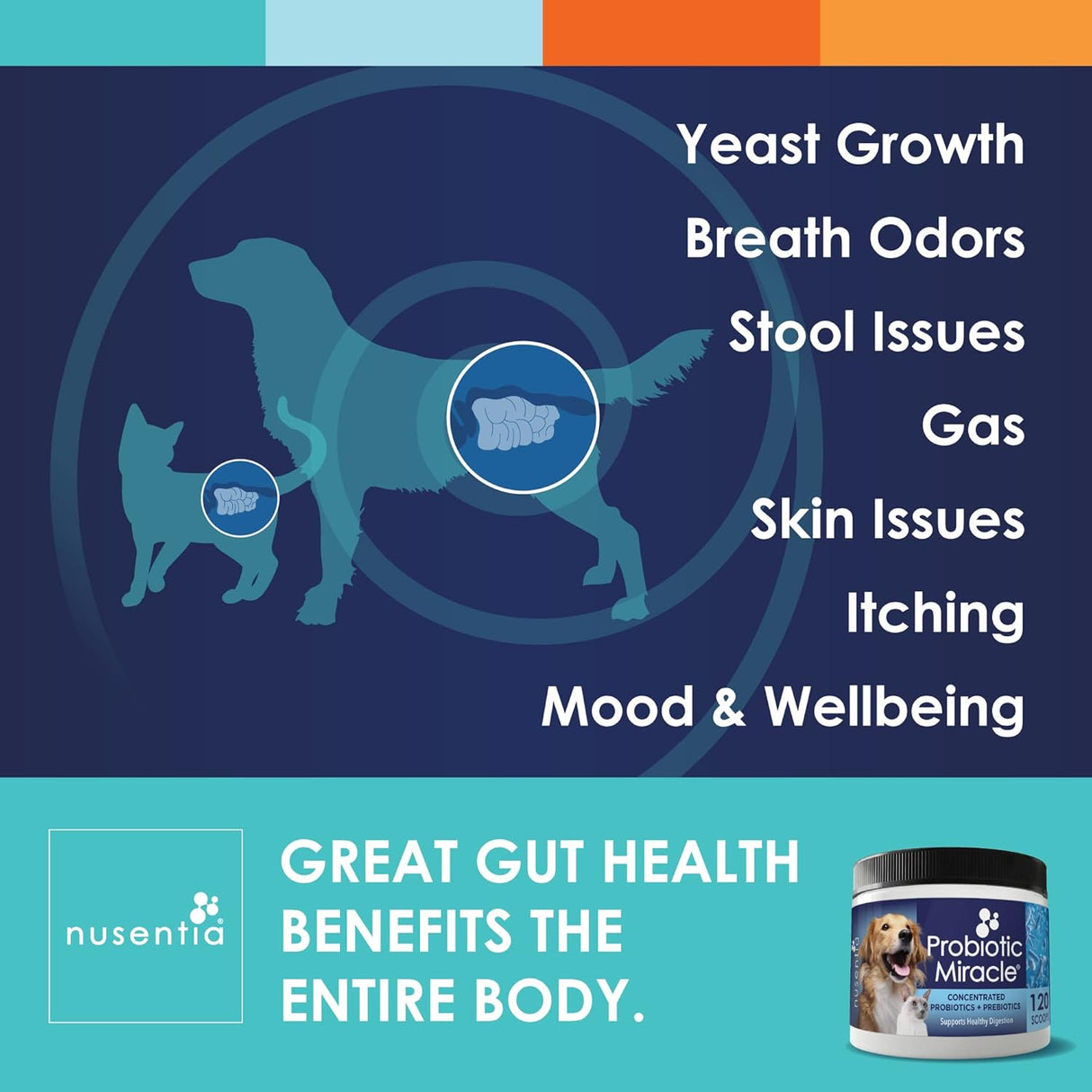 Suplementos Probióticos para gatos 120 cucharadas