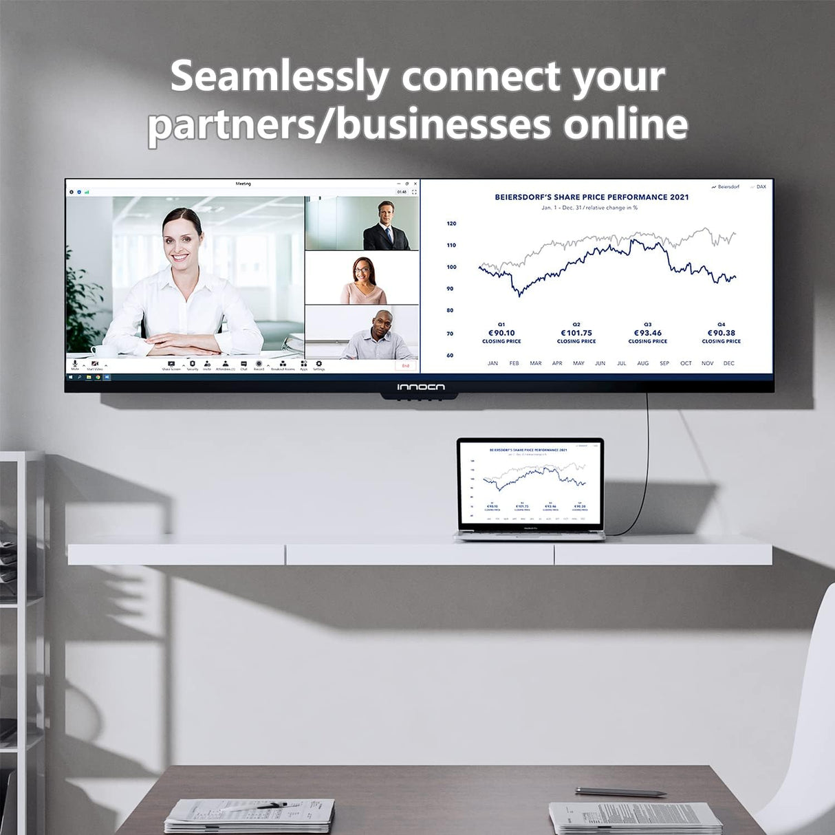 Monitor ultraancho 44C1G de 43.8 pulgadas WFHD Packard Bell