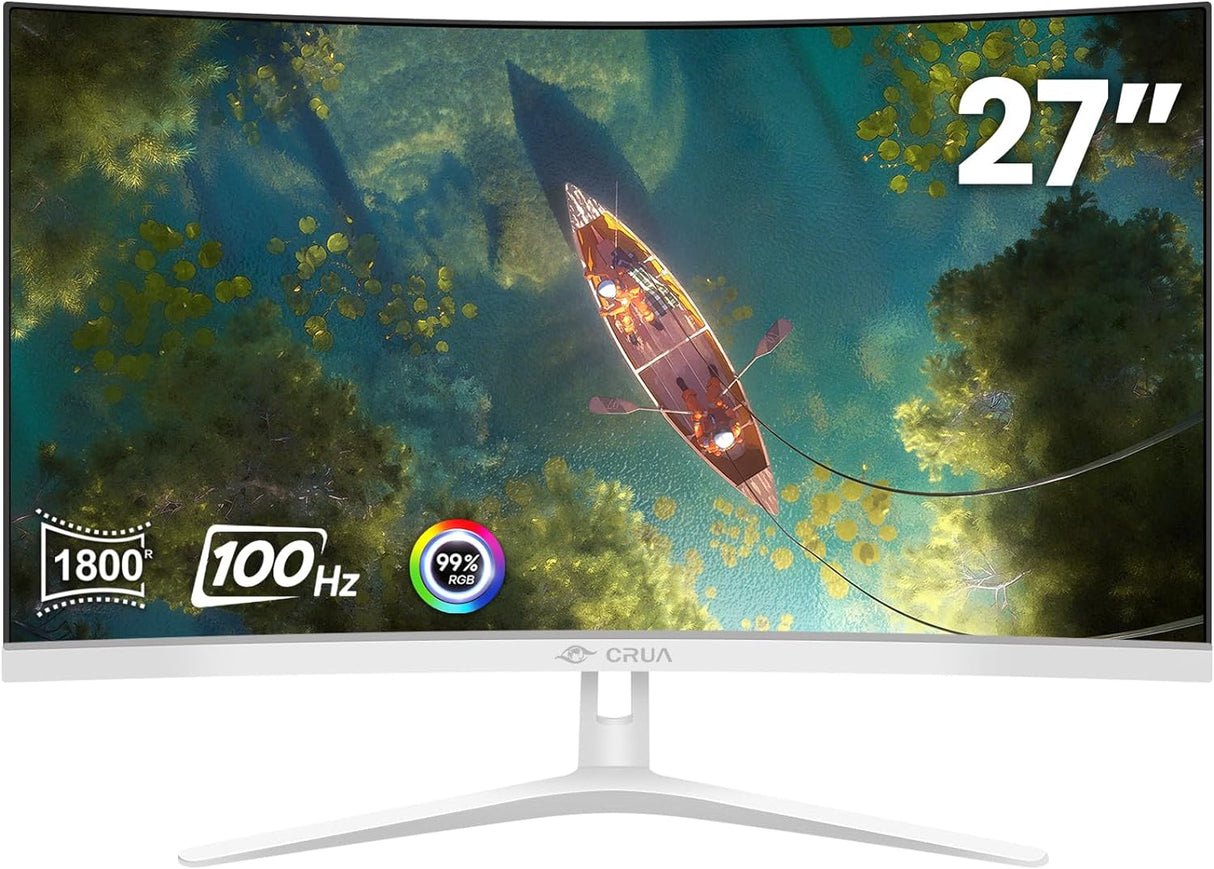 Monitor Curvo CRUA 27 Full HD 100Hz 99% sRGB VA 1800R