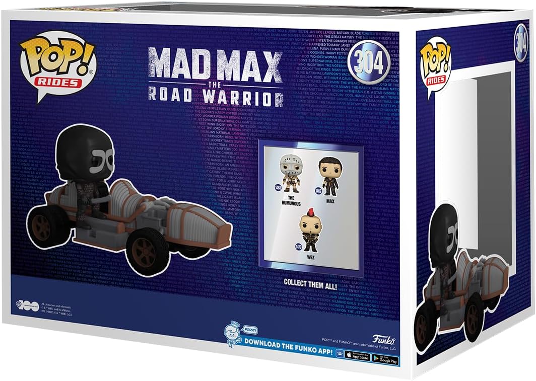 Funko Pop! Ride: WB 100 - Mad Max 2, Guerrero Solitario