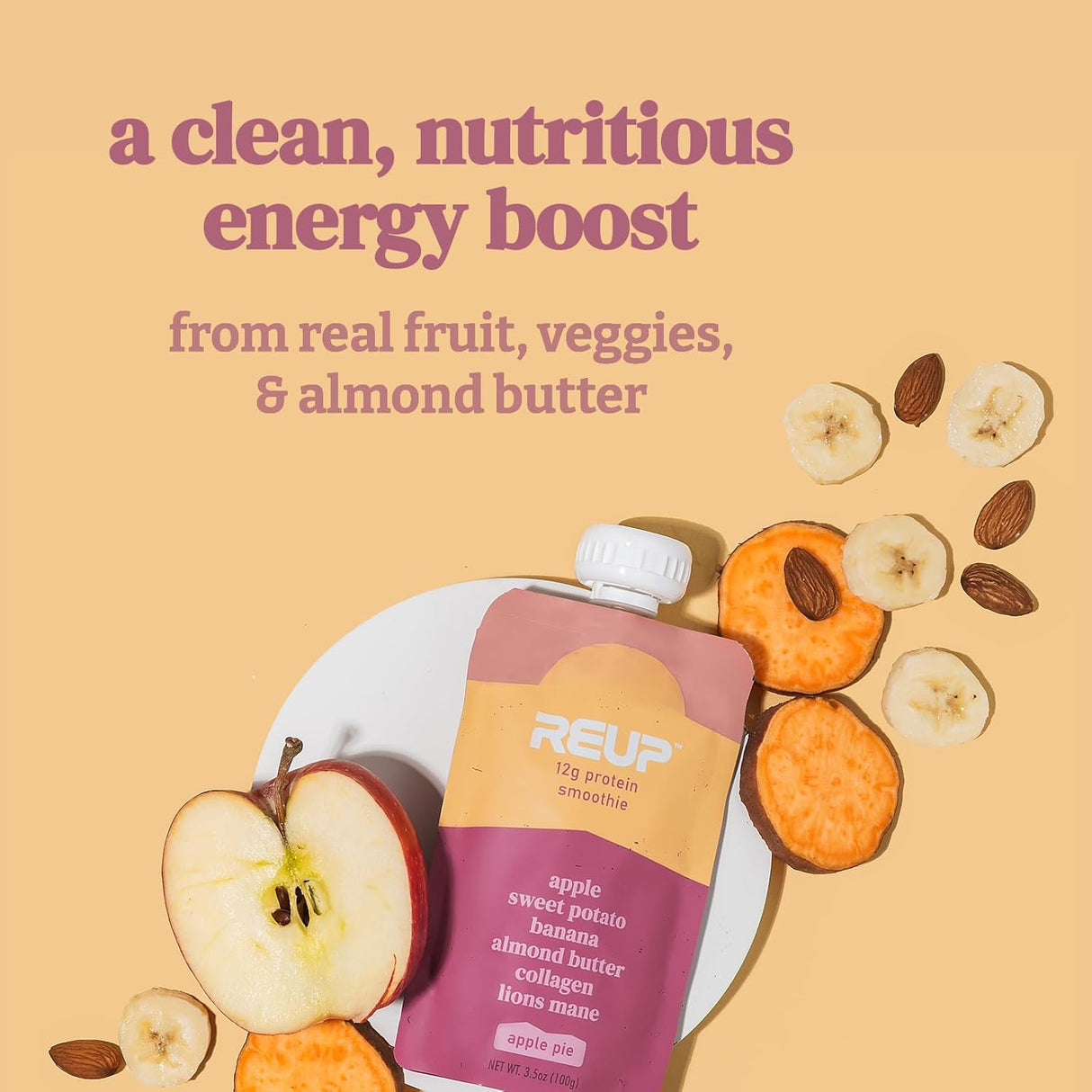 Batido de proteína de colágeno proteína deliciosa Reup