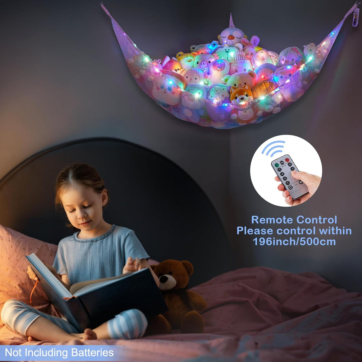 Hamaca para Peluches Basumee con Luz LED y Control Remoto