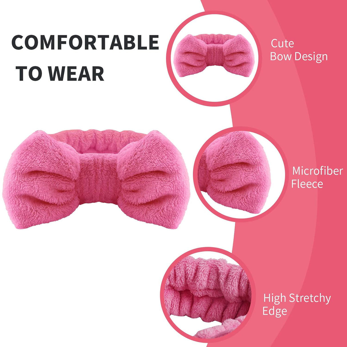 Juego de muñequeras para la cabeza de spa WSYUB