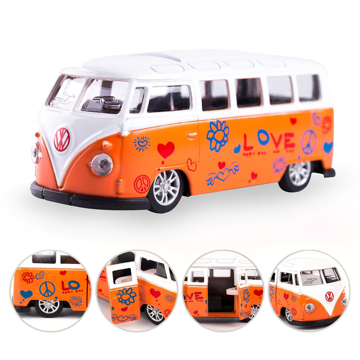 Juego de 5 coches de juguete de metal