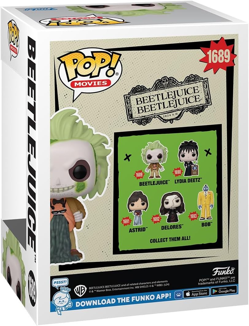 Funko Pop! Beetlejuice - Beetlejuice con Chase (Estilos Varían)