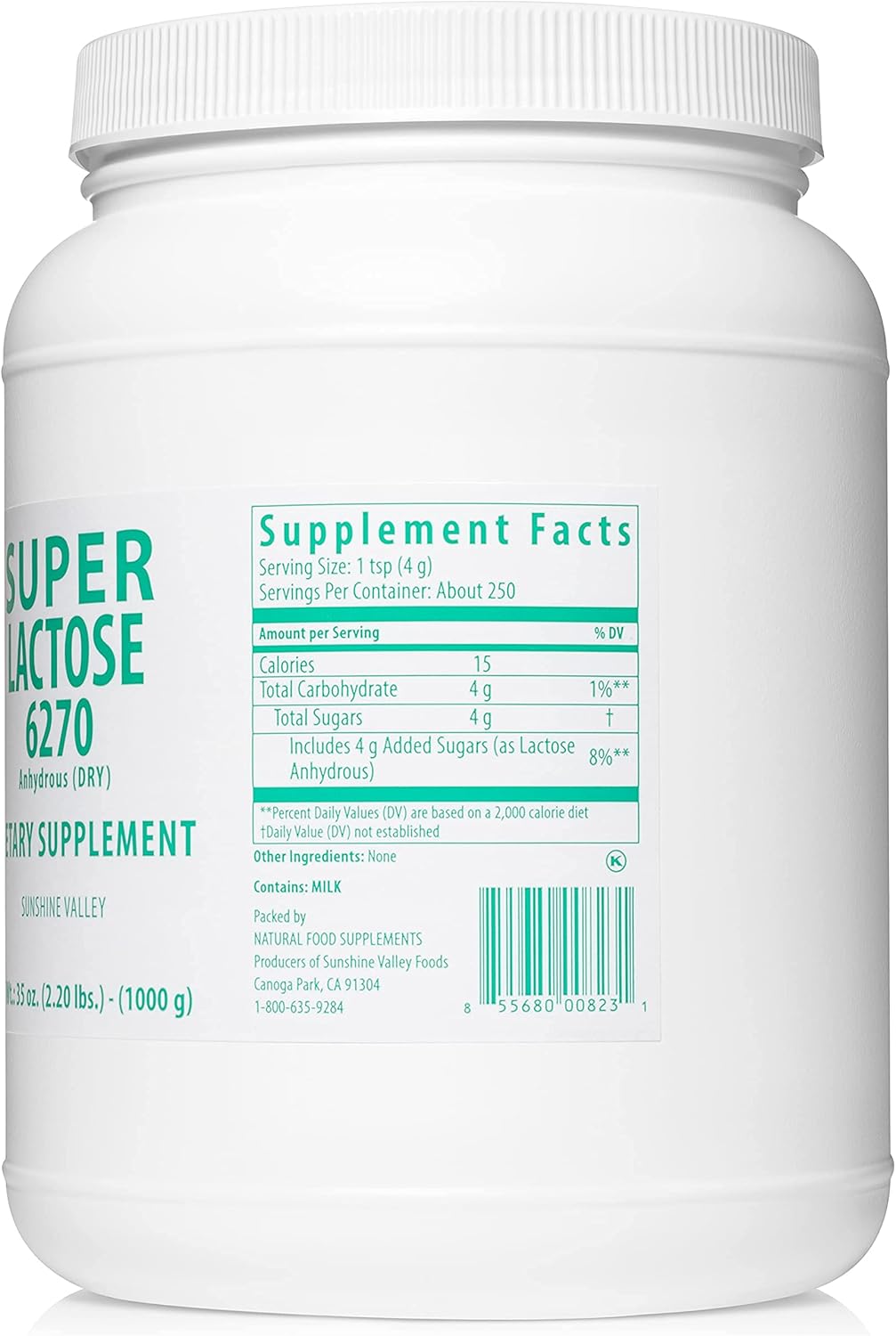 Suplementos Alimenticios Súper Lactosa 6270 Seca