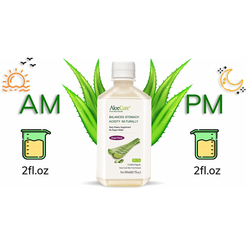 Suplementos Alimenticios de sabor a uva de aloe vera bebida