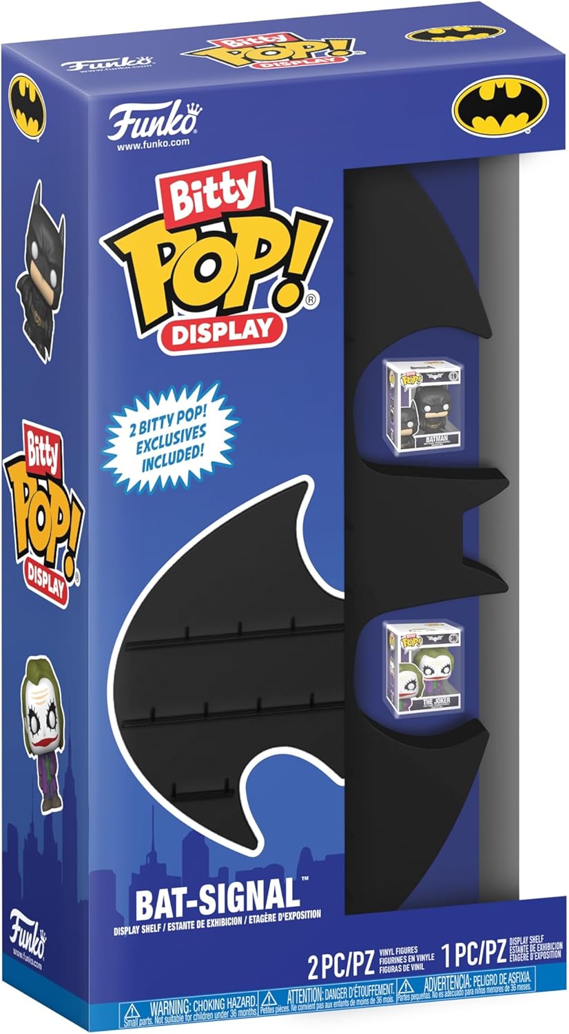 Colección Exclusiva Exhibidor Funko Pop! Bitty: Señal Batman