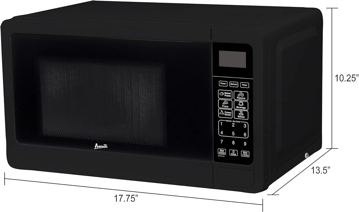 Horno Microondas Avanti MT7V1B 700W, 6 Configuraciones, Panel Electrónico
