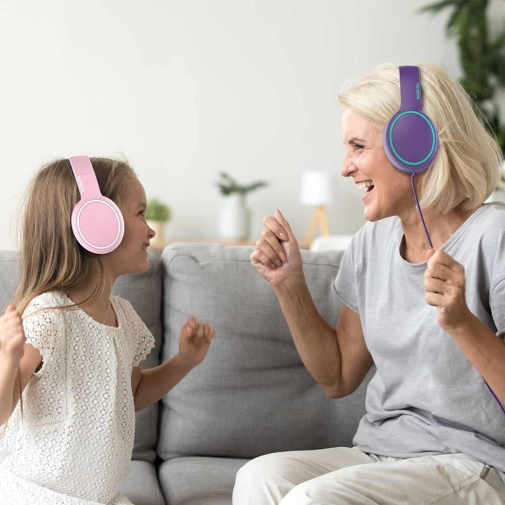 Auriculares RORSOU R10 con micrófono, ligeros y plegables