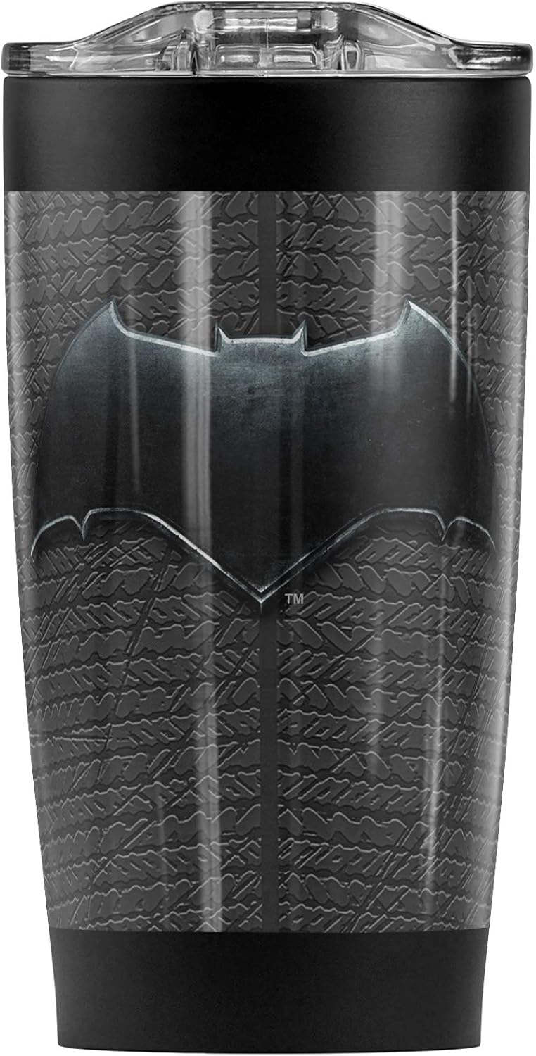 Taza de viaje Batman Justice League 20 oz, acero inoxidable, aislada