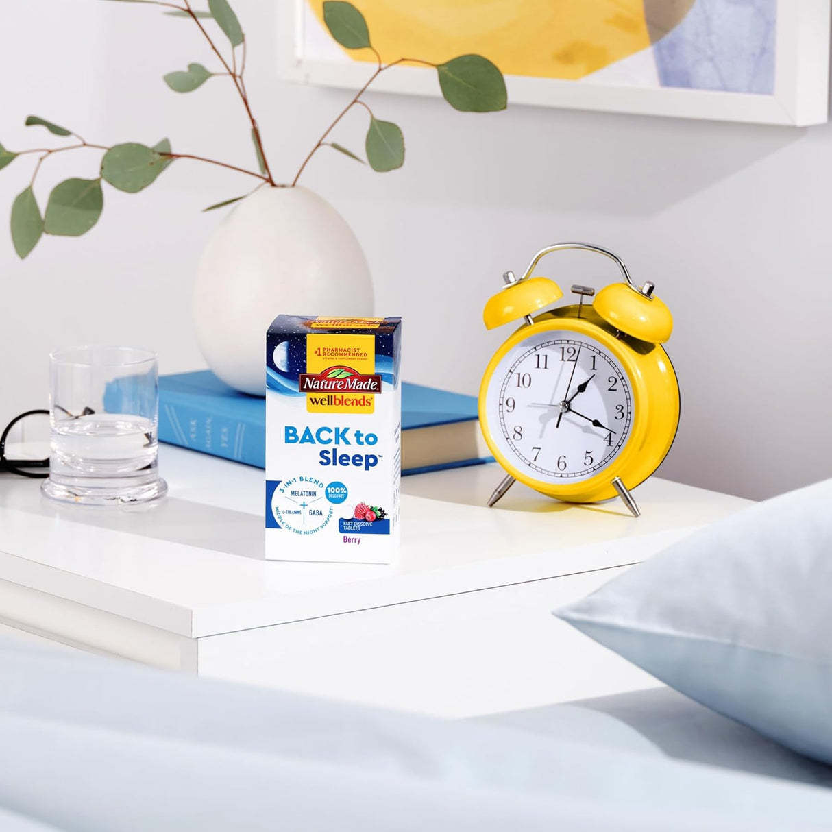 Suplemento Nature Made Wellblends Back to Sleep L teanina