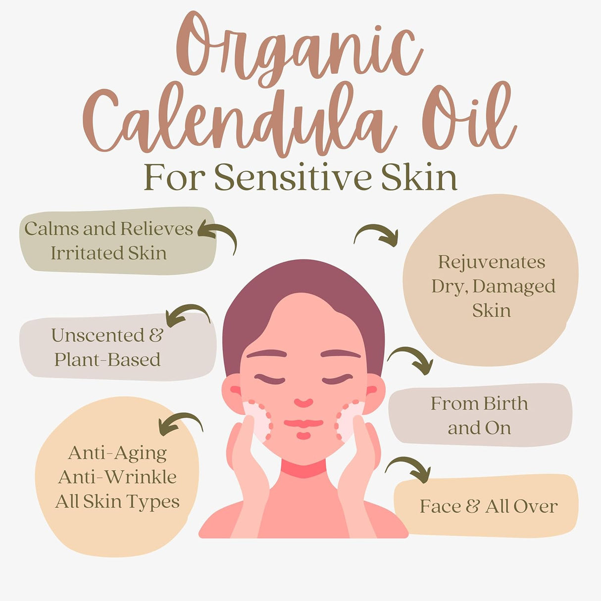 Aceite de Caléndula Orgánico para Pieles Sensibles