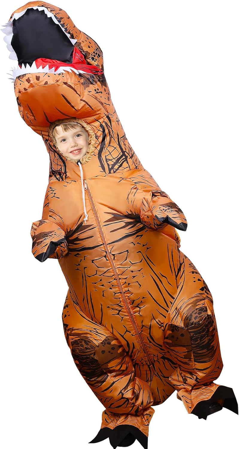 Disfraz Inflable T-Rex Lulu para Niños Fiesta Halloween