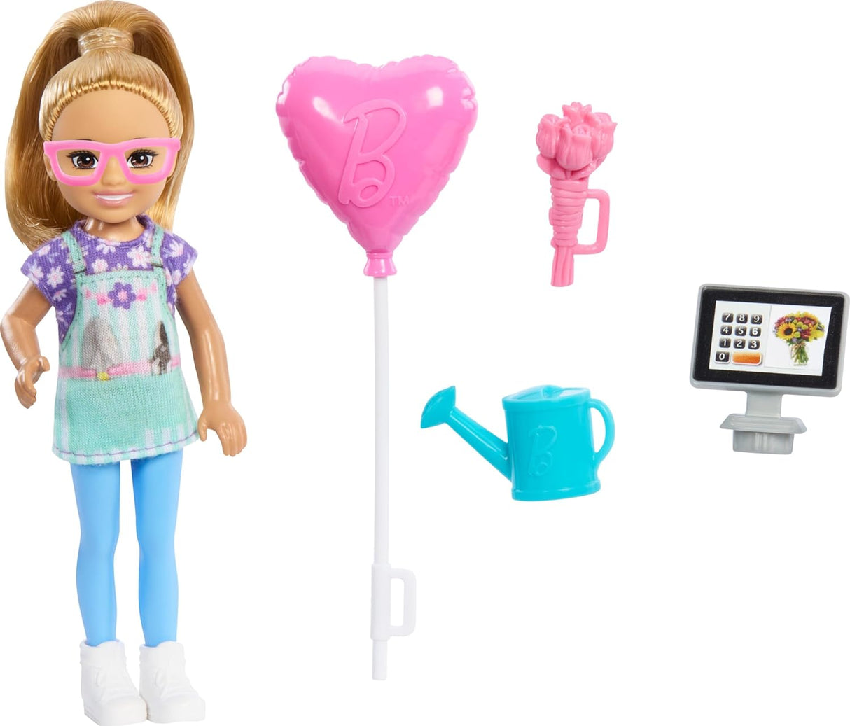 Set de Barbie con accesorios de florista y tienda de flores