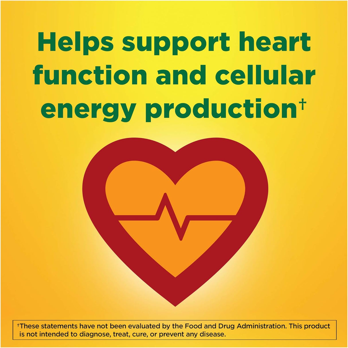 Suplemento CoQ10 200mg Nature Made para el corazón 100 cápsulas