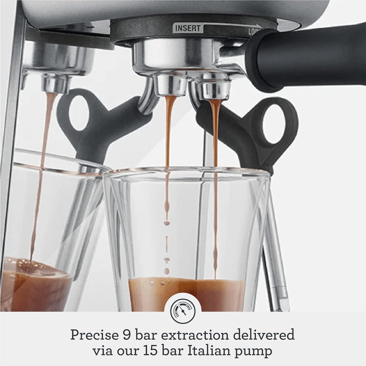 Máquina de espresso Breville Bambino BES450BSS, acero cepillado