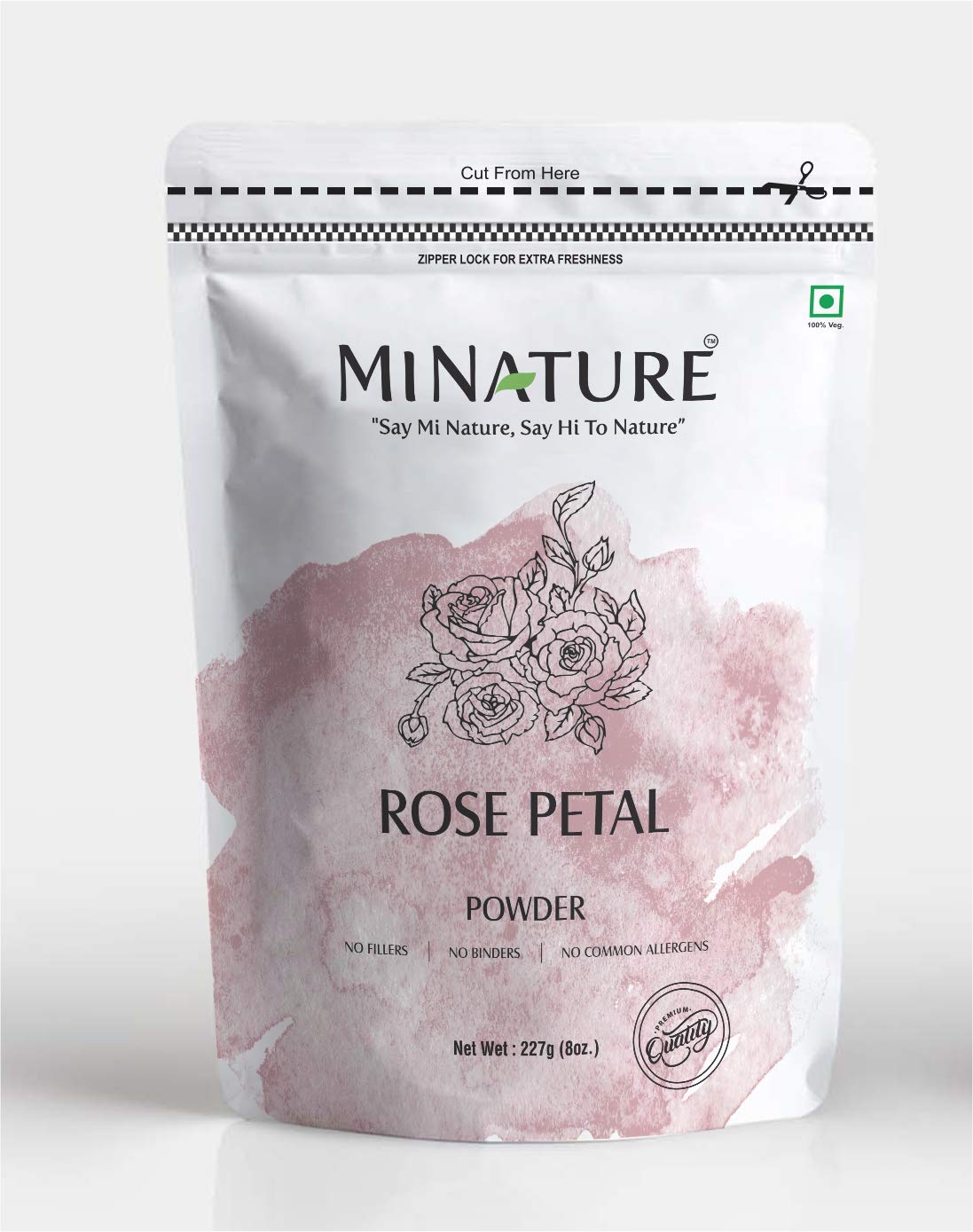 Polvo de Pétalos de Rosa 100% Natural y Puro - Cuidado de la Piel