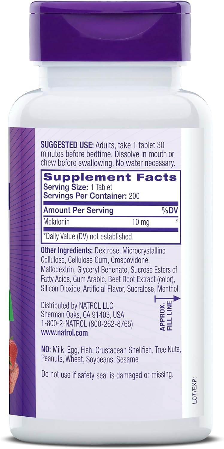 Comprimidos del sueño de disolución rápida