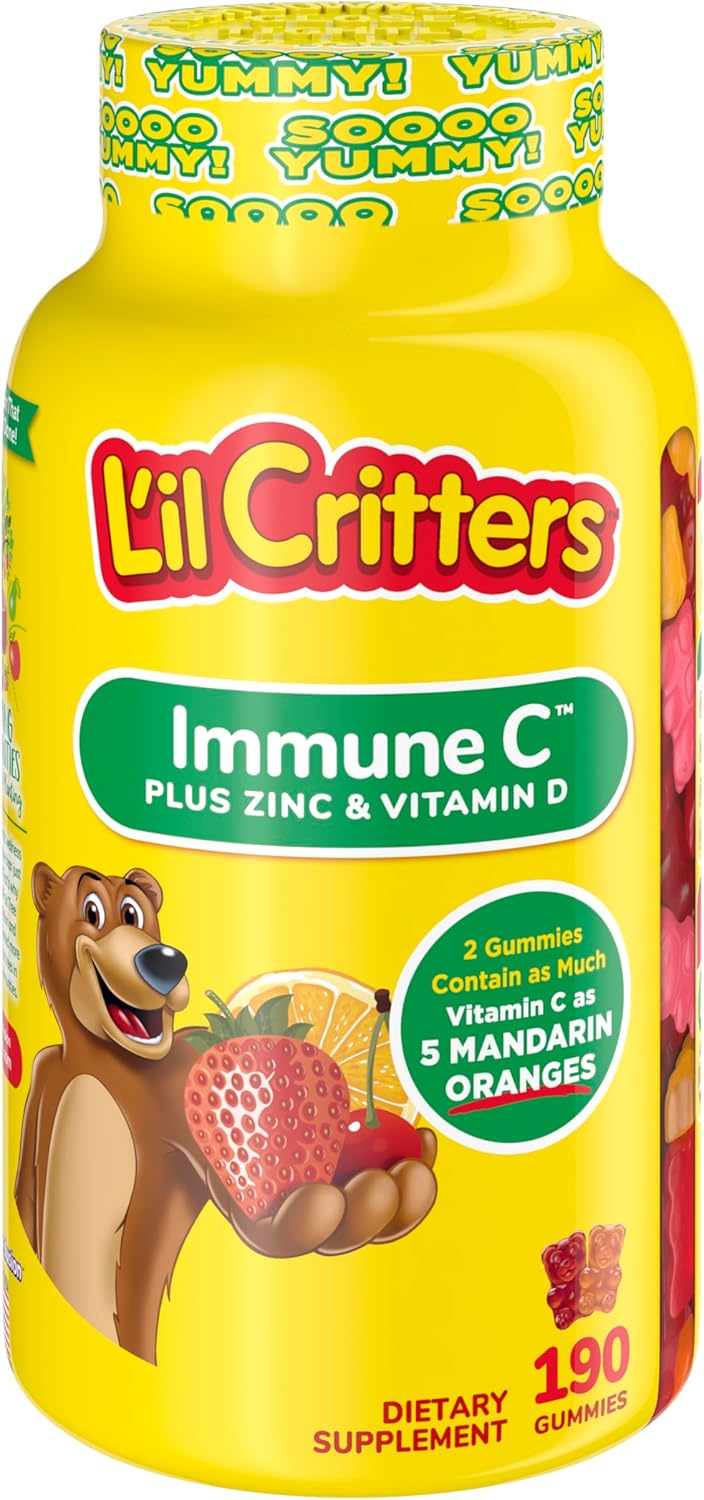L’il Critters Suplemento de Gominolas para Inmunidad, 190 Gummies