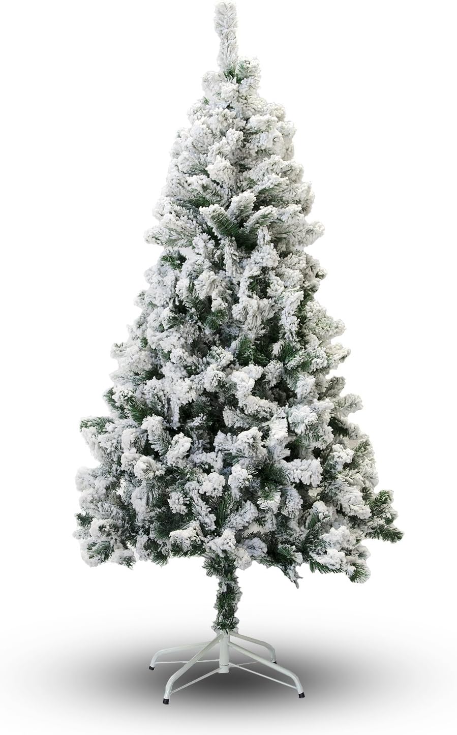 Árbol de Navidad Perfect Holiday, 5 pies, Flocked Snow, Modelo 2023