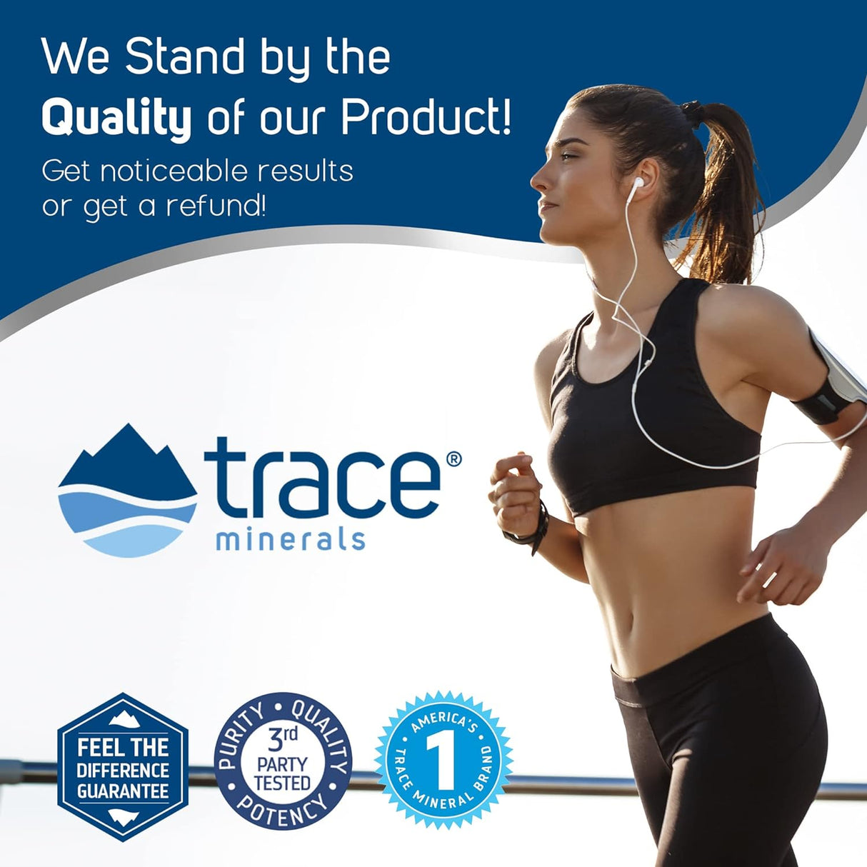 Suplemento Trace Minerals Vitamina iónica líquida D3 + K2