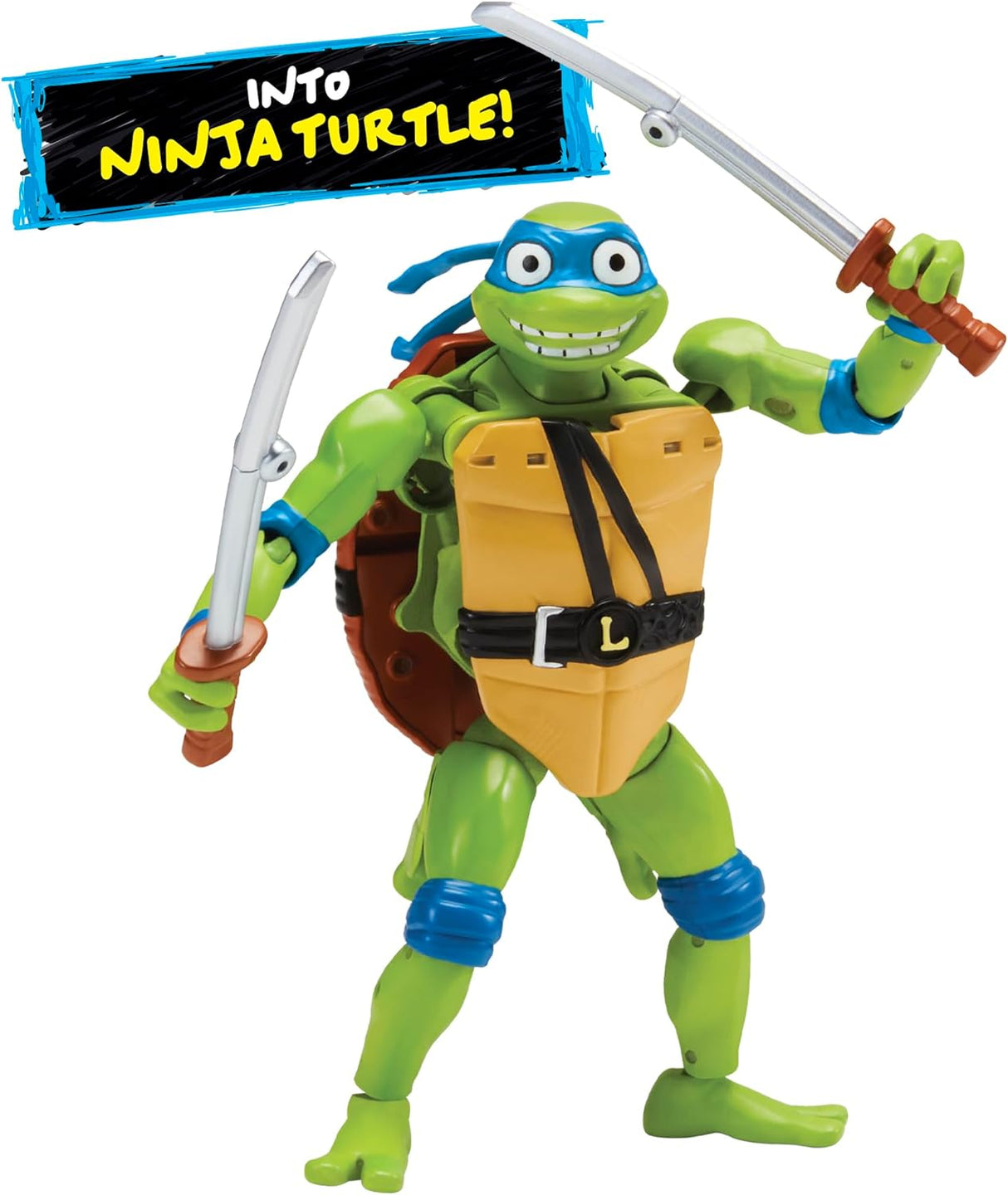 Figura Leonardo Mascota Ninja 5.5” de Playmates Toys Mutations