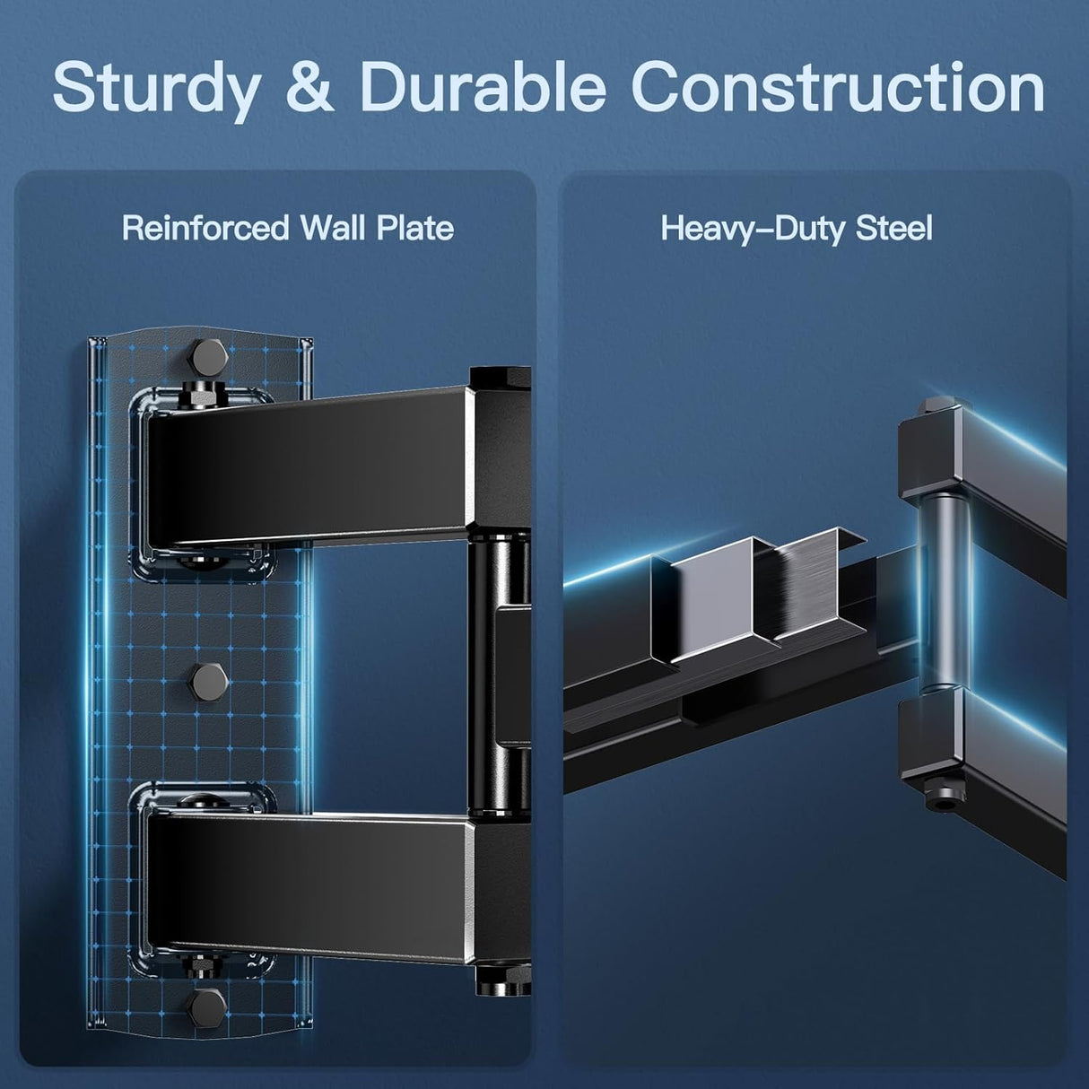 Soporte de pared PERLESMITH para TV 26-60 Full Motion PSMFK12