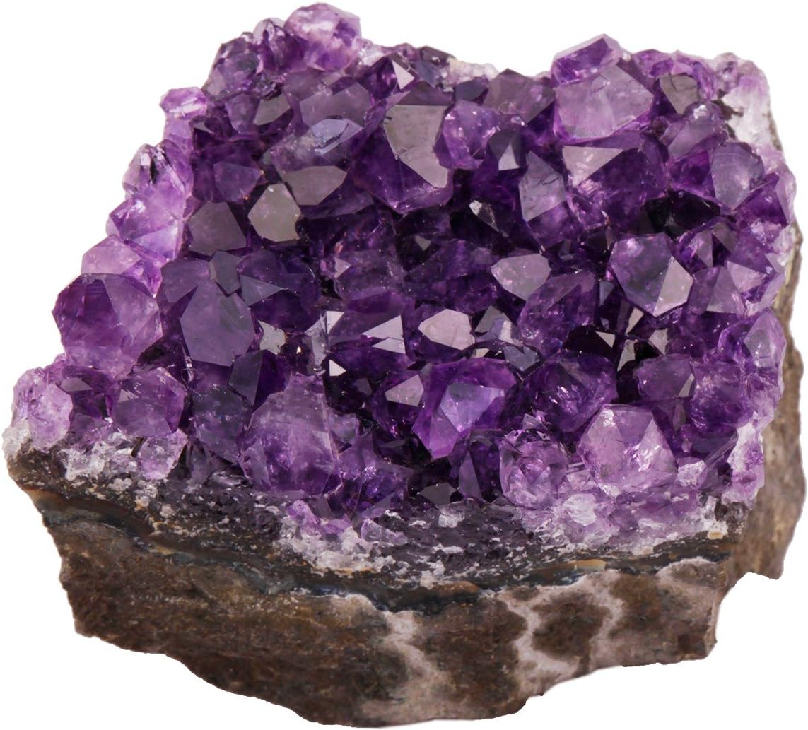 Rockcloud Natural púrpura amatista cuarzo cristal racimo